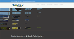 Desktop Screenshot of malibushade.com.au